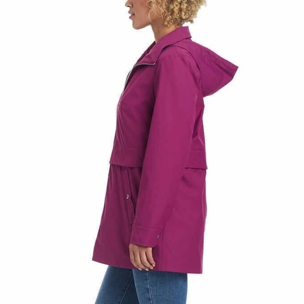 Vince Camuto Women's Pink Fuchsia Lightweight Rain Jacket in size XL NWT - Picture 2 of 12